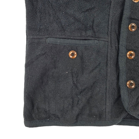 Patagonia Synchilla Vintage Cardigan Vest Fleece Black Men's Medium