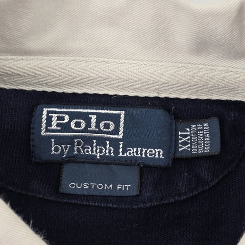 Polo Ralph Lauren Vintage Striped Rugby Shirt Men's XXL