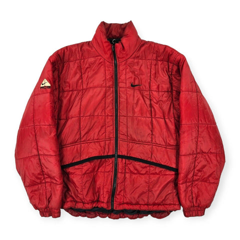Nike ACG Vintage Primaloft Puffer Jacket Red Men's Medium