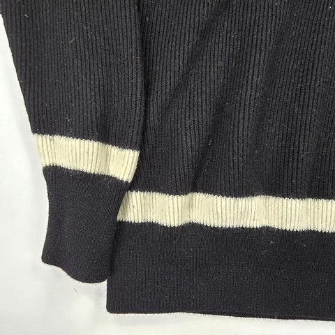 Polo Golf Ralph Lauren Cricket Knitted Jumper Black Men's Large