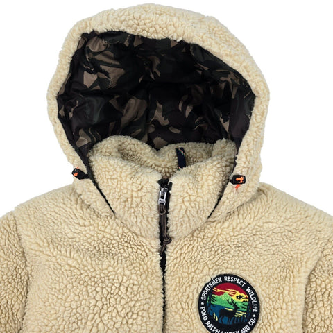 Polo Ralph Lauren Sportsmen Sherpa Camo Down Puffer Jacket Men's Medium