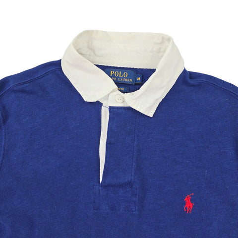 Polo Ralph Lauren Rugby Shirt Blue Men's Medium