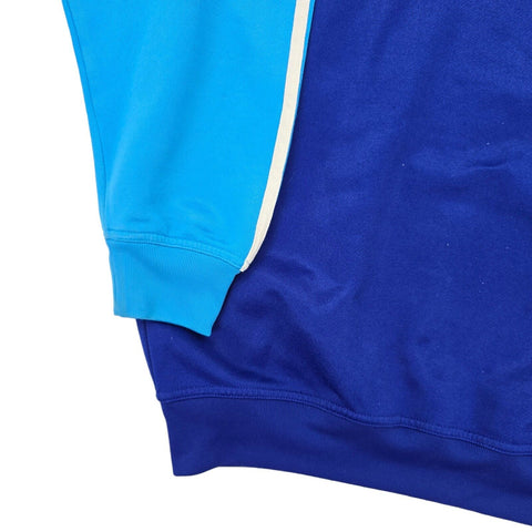 Adidas Vintage Spellout Pullover Sweatshirt Blue Men's XL