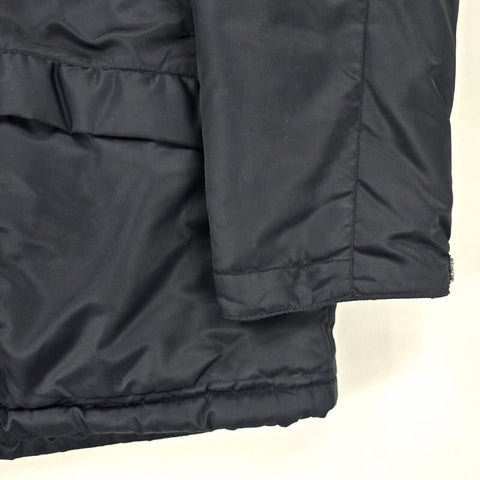 Nike Vintage Swoosh Logo Puffer Jacket Black Men's Large