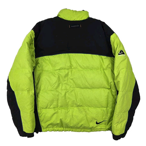 Nike ACG  Y2K Down Puffer Jacket Neon Green Men's Large