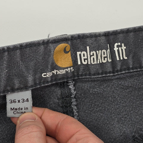 Carhartt Double Knee Relaxed Fit Trousers Brown Men's W36 L34