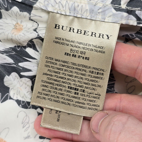 Burberry London Daisy Print Windbreaker Jacket Men's Medium