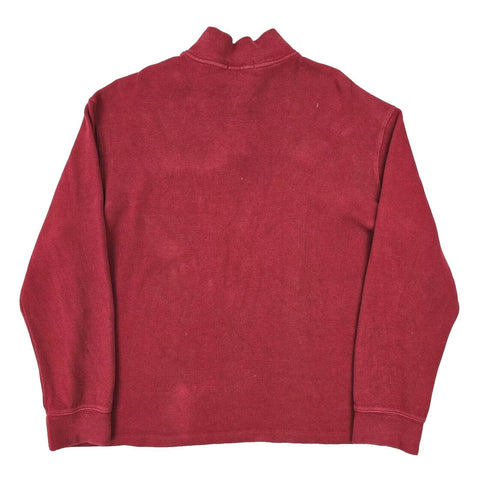 Polo Ralph Lauren Y2K 1/4 Zip Sweatshirt Red Men's XL