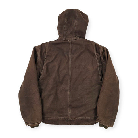 Carhartt Active Vintage Workwear Sherpa Lined Jacket Brown Men's XL