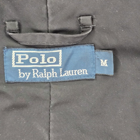 Polo Ralph Lauren Vintage Down Puffer Parka Jacket Black Men's Medium