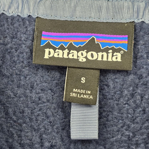 Patagonia Retro Pile Hoody Pile Fleece Jacket Blue Women's Small