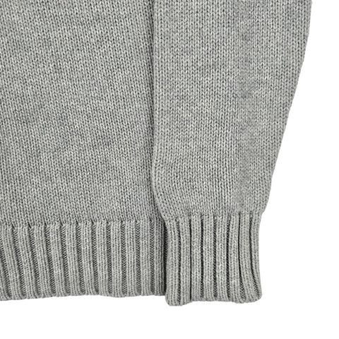 Polo Ralph Lauren Spellout Knitted Jumper Grey Men's Small