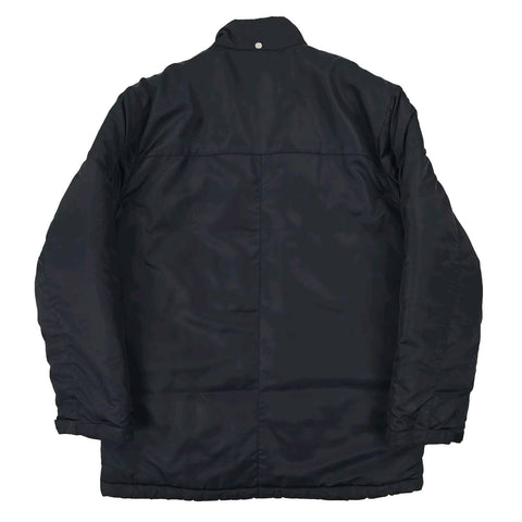 Nike Vintage Swoosh Logo Puffer Jacket Black Men's Large