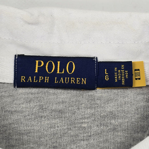 Polo Ralph Lauren Rugby Pullover Sweatshirt Grey Men's Large