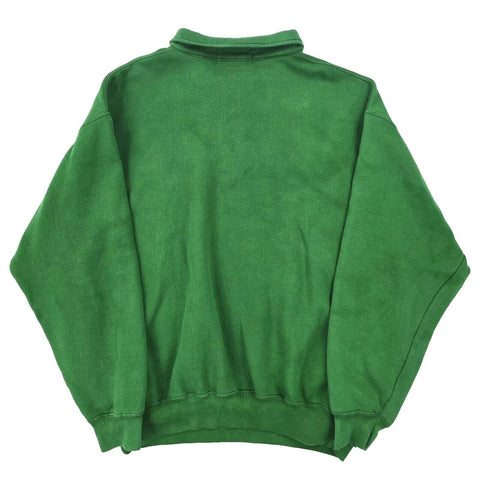 Polo Sport Ralph Lauren Vintage Spellout 1/4 Zip Sweatshirt Green Men's XL