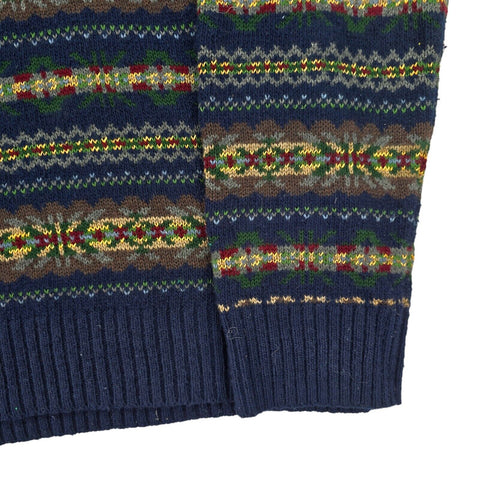 Polo Ralph Lauren Fair Isle Pattern Knitted Jumper Men's Large