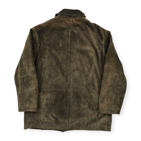 Polo Ralph Lauren Vintage Leather Suede Jacket Brown Mens Large