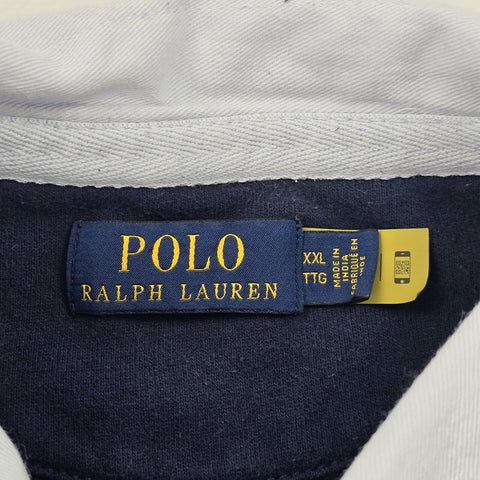 Polo Ralph Lauren Rugby Pullover Sweatshirt Blue Men's XXL