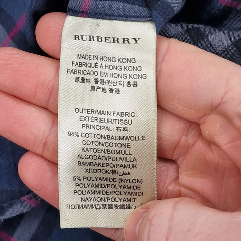 Burberry Brit Y2K Nova Check Shirt Men's Small