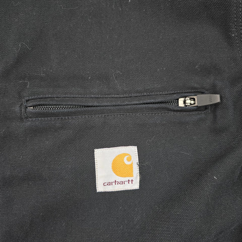 Carhartt Detroit Workwear Blanket Lined Jacket Black Men's Large