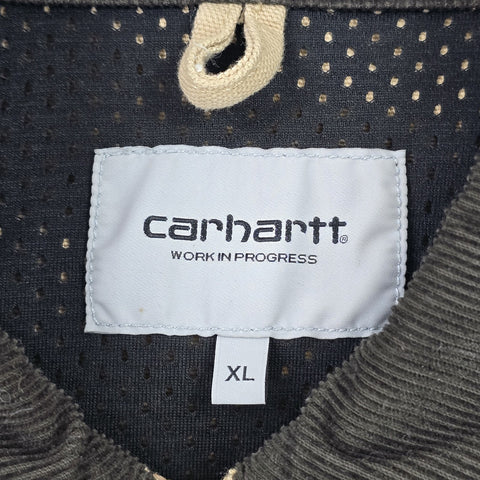 Carhartt WIP Detroit Mesh Lined Jacket Brown Men's XL
