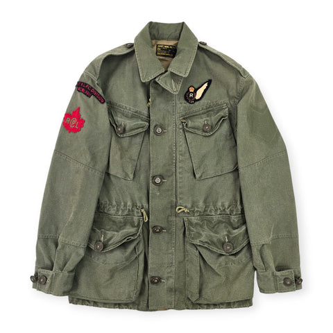 Polo Ralph Lauren Military Field Patch Jacket Green Men's Small