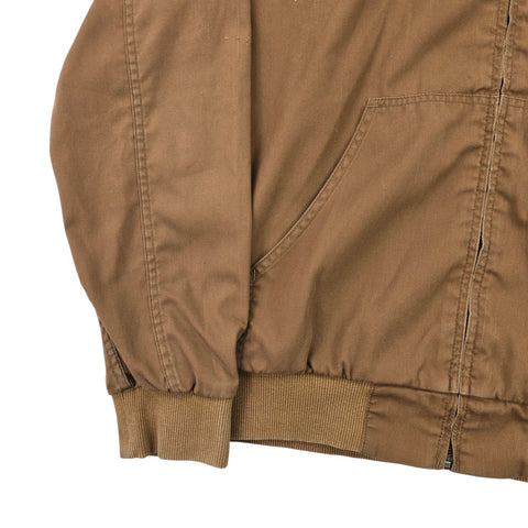 Carhartt WIP Active Bomber Jacket Hooded Brown Men's Large