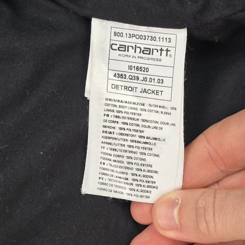 Carhartt WIP Detroit Bomber Jacket Black Men's Large