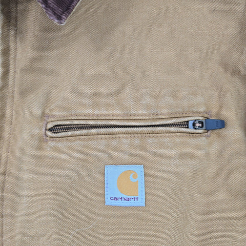Carhartt Detroit Y2K Workwear Blanket Lined Jacket Brown Men's XXL