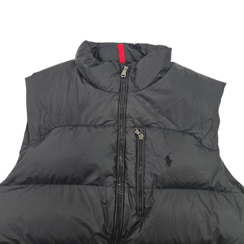 Polo Ralph Lauren Gorham Down Puffer Gilet Jacket Black Men's XXL