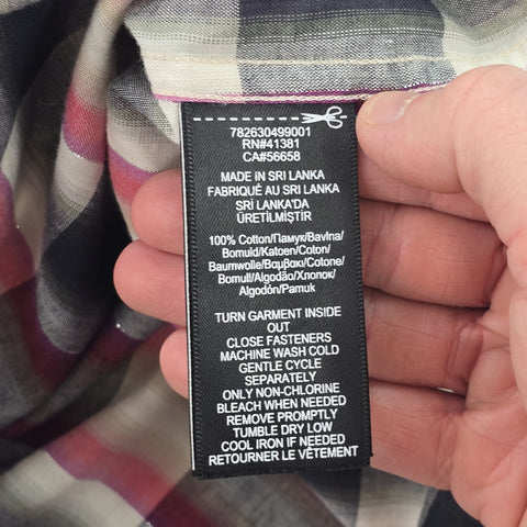 RRL Ralph Lauren Western Checkered Shirt Men's Small