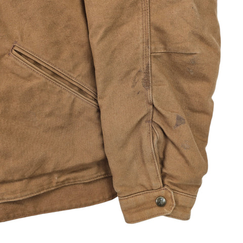 Carhartt Detroit Y2K Workwear Blanket Lined Jacket Brown Men's XXL