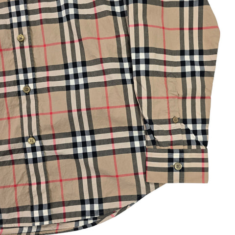 Burberry Caxton Nova Check Long Sleeve Shirt Men's Medium