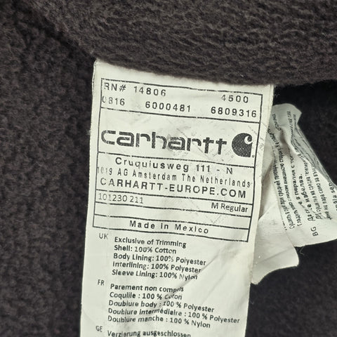 Carhartt Berwick Y2K Workwear Fleece Lined Jacket Brown Men's Medium