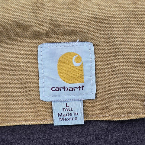 Carhartt Berwick Y2K Workwear Fleece Lined Jacket Brown Men's Large