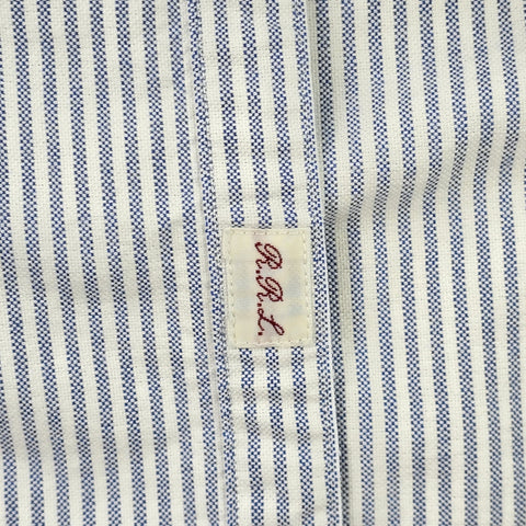 RRL Ralph Lauren Pinstripe Long Sleeve Shirt Men's XXL