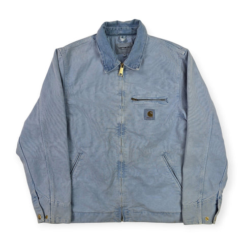 Carhartt WIP Detroit Dyed Bomber Jacket Blue Men's Medium