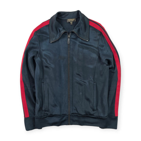 Burberry High Shine Technical Track Jacket Black Men's Small