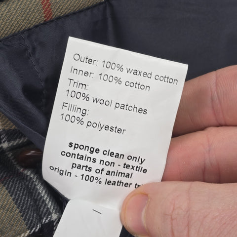 Barbour Dept B Bond 007 Dragh Wax Waterproof Hooded Jacket Grey Men's Large