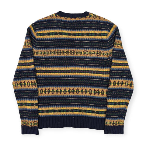 Polo Ralph Lauren Fair Isle Pattern Knitted Jumper Men's Medium