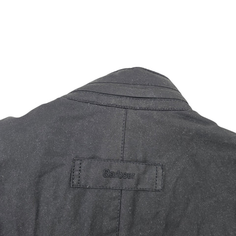 Barbour Corbridge Waxed Quilt Lined Jacket Black Men's Medium