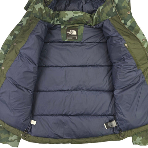 The North Face Box Canyon 550 Camouflage Down Puffer Jacket Men's Medium