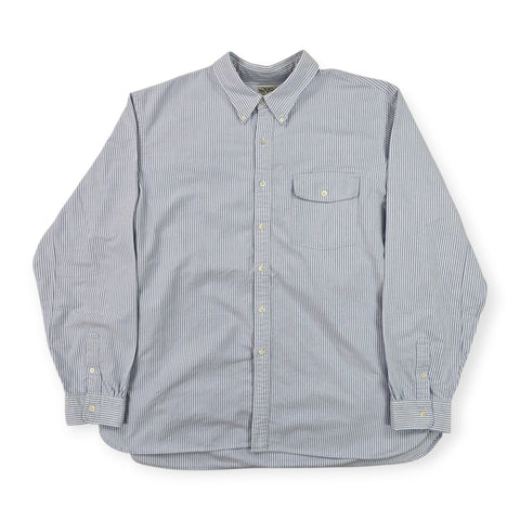 RRL Ralph Lauren Pinstripe Long Sleeve Shirt Men's XXL