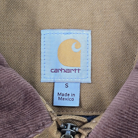 Carhartt Detroit Y2K Workwear Blanket Lined Jacket Brown Men's Small