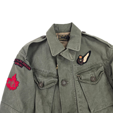 Polo Ralph Lauren Military Field Patch Jacket Green Men's Small