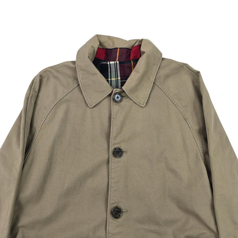 Polo Ralph Lauren Balmacaan Reversible Patchwork Trench Coat Men's Medium