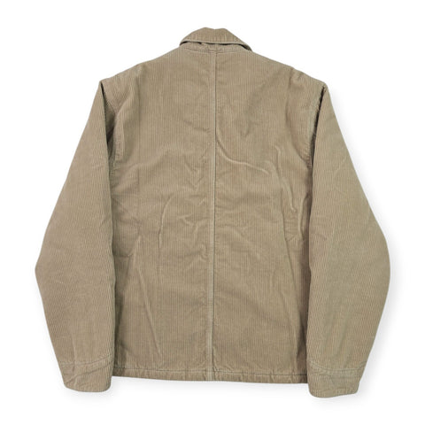 Carhartt WIP Michigan Quilt Lined Corduroy Chore Jacket Brown Men's Small