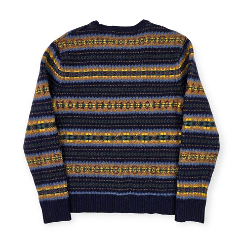 Polo Ralph Lauren Fair Isle Pattern Knitted Jumper Men's Medium