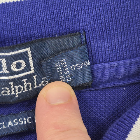 Polo Ralph Lauren LA Dodgers Baseball Spellout Polo Shirt Blue Men's Medium