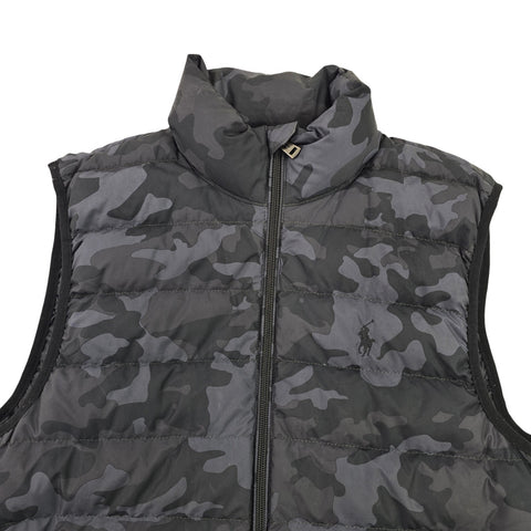 Polo Ralph Lauren Camouflage Puffer Gilet Jacket Men's Small